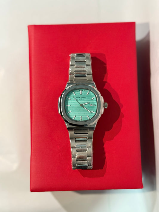 Patek Philippe | Silver Chain | Date Edition | Moonphase | Tiffany Dial