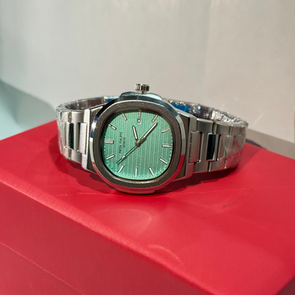 Patek Philippe | Silver Chain | Date Edition | Moonphase | Tiffany Dial