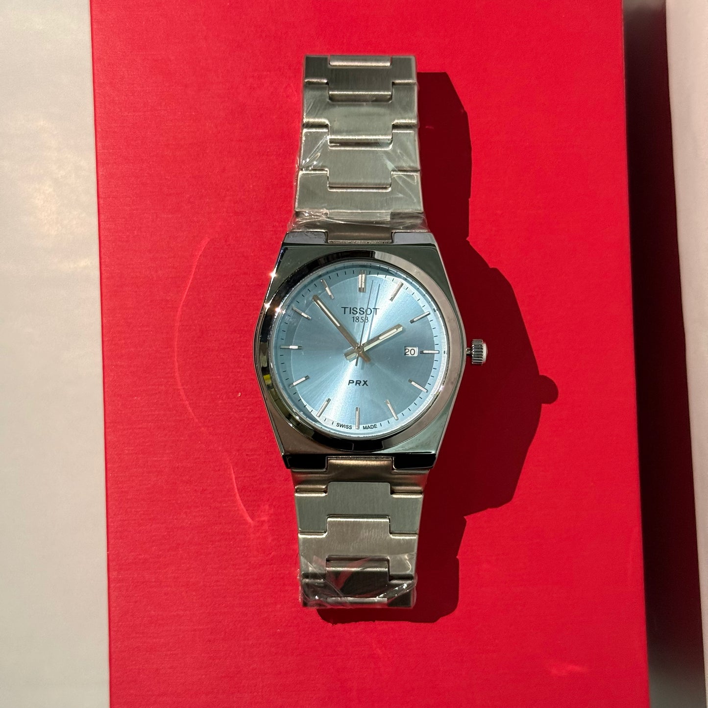 Tissot PRX 1853 Sky Blue Premium Dial
