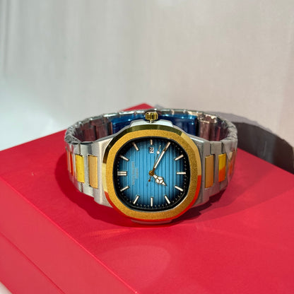 Patek Philippe | Silver Chain | Date Edition | Moonphase | Tiffany Dial