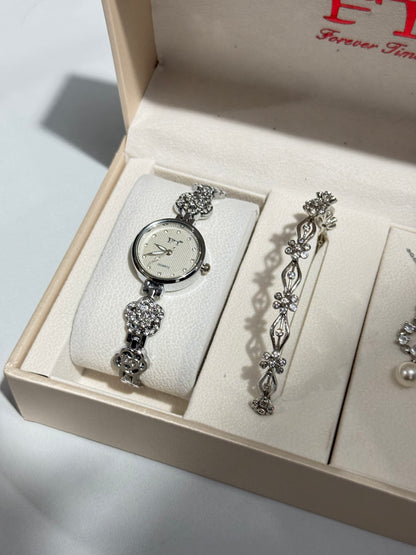 Girls Watch Luxury Gift Set – 3 Pieces