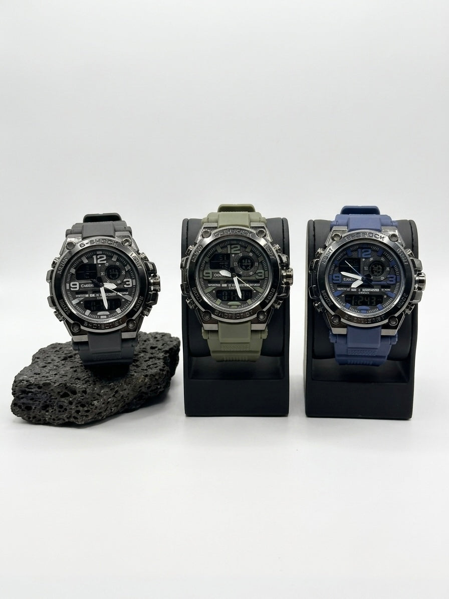 Casio G-Shock BLACK Style Military Sports Watch GSTW-300 Model