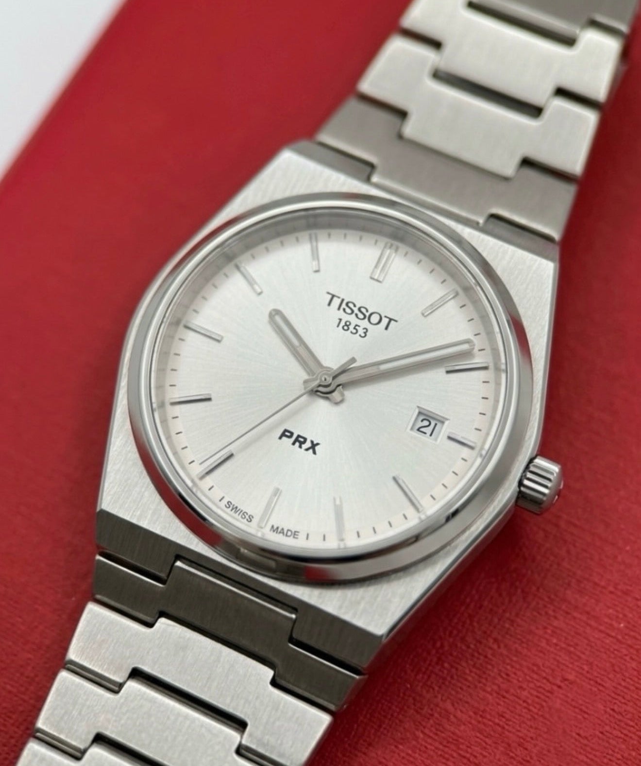 Tissot PRX 1853 Royal White Dial